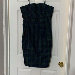Vineyard Vines Taffeta pleated Tartan Party dress